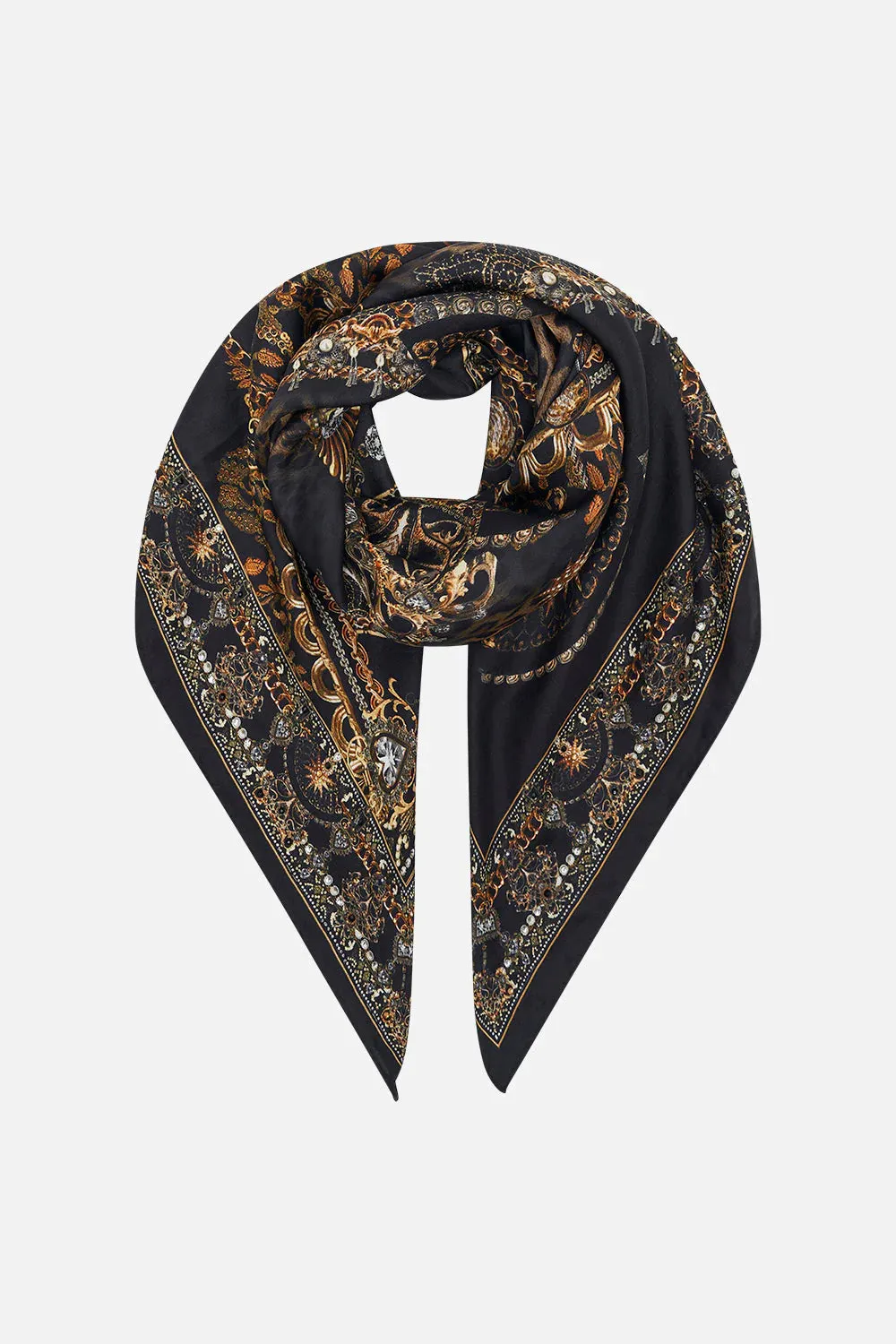 Large Square Scarf - Masked at Midnight