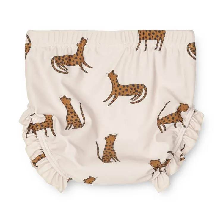 Liewood Mila Baby Swim Pants Leopard Sandy