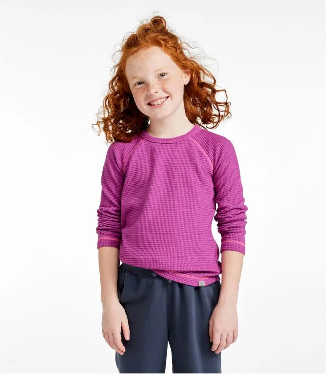 L.L. Bean Kids' Chunky Thermal Crewneck