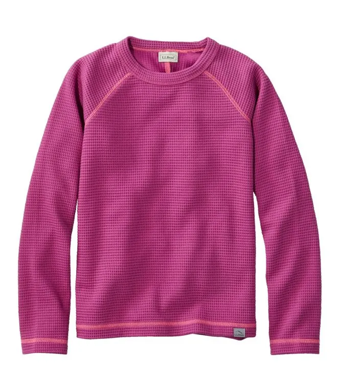 L.L. Bean Kids' Chunky Thermal Crewneck