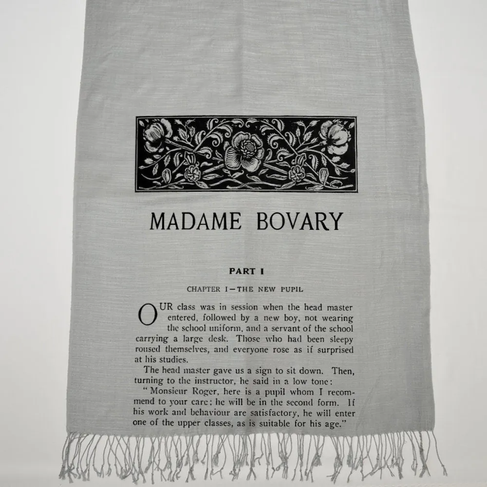 Madame Bovary by Gustave Flaubert Scarf/Shawl