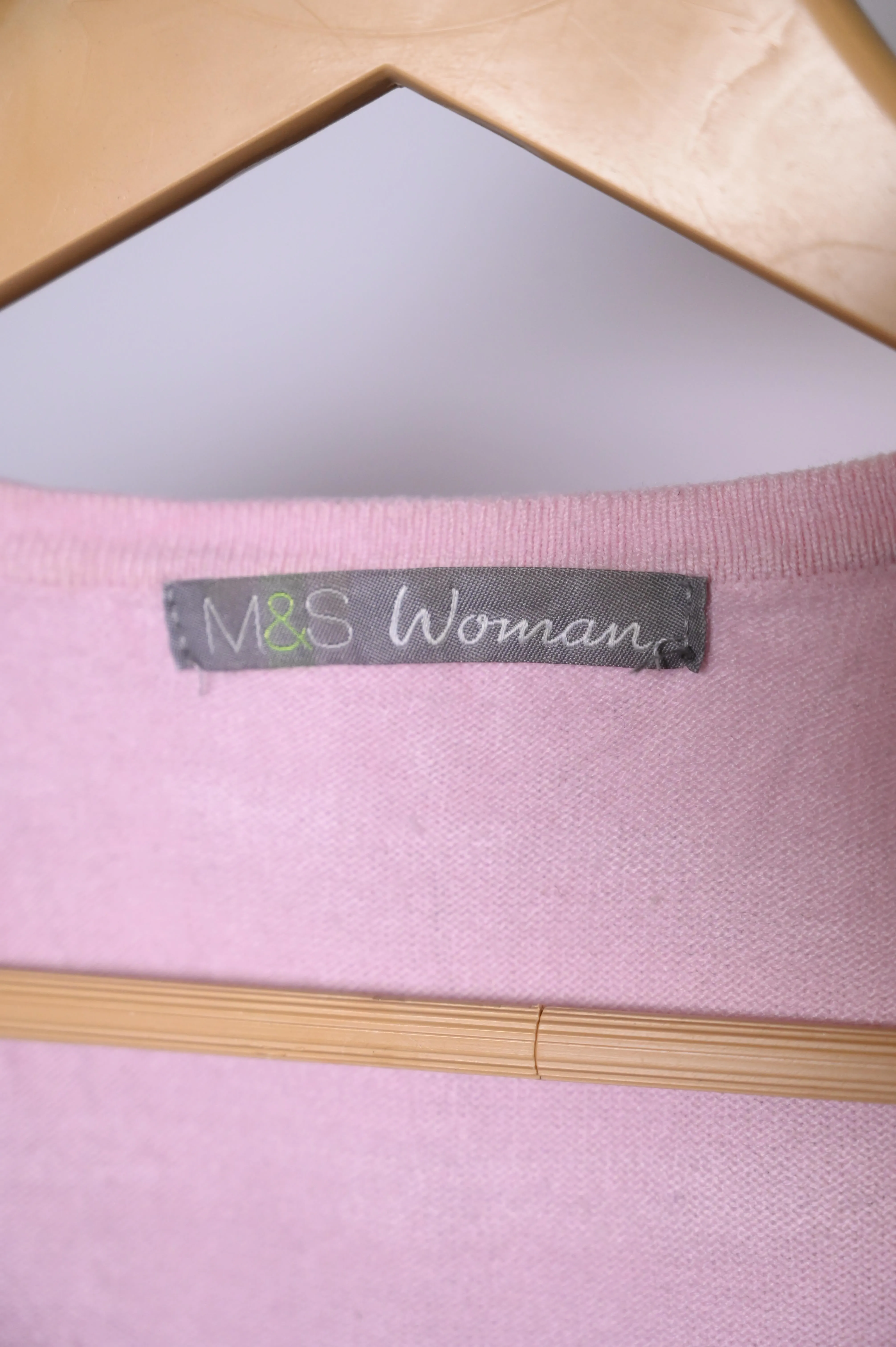 M&S Pink Small Cozy Sweatshirt