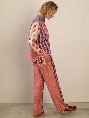 Marilyn Folk Pop Printed Pants