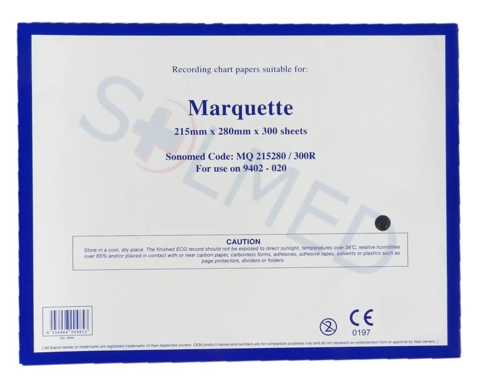 MARQUETTE 9402-020 ECG PAPER THERMAL