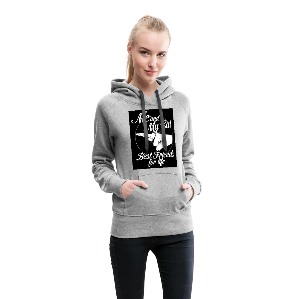 Me & My Cat Best Friends For Life Women’s Premium Hoodie