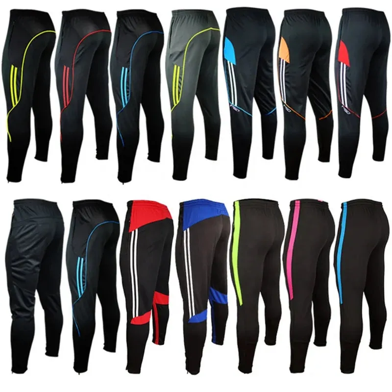 Men Multi-Color Sports Soccer Trousers Jogging Pants for Men Custom Football Training Trousers