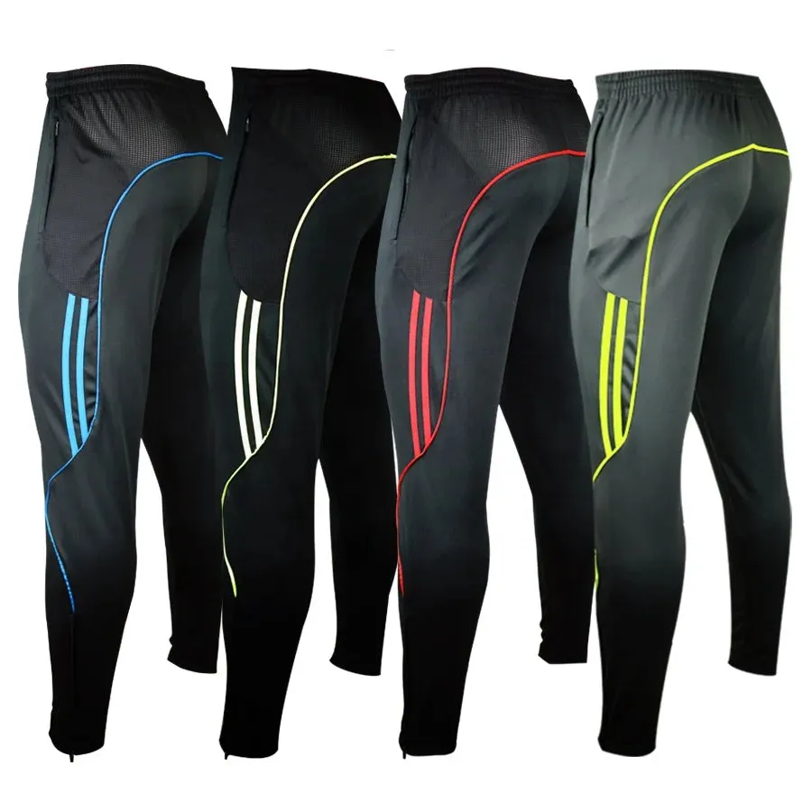 Men Multi-Color Sports Soccer Trousers Jogging Pants for Men Custom Football Training Trousers