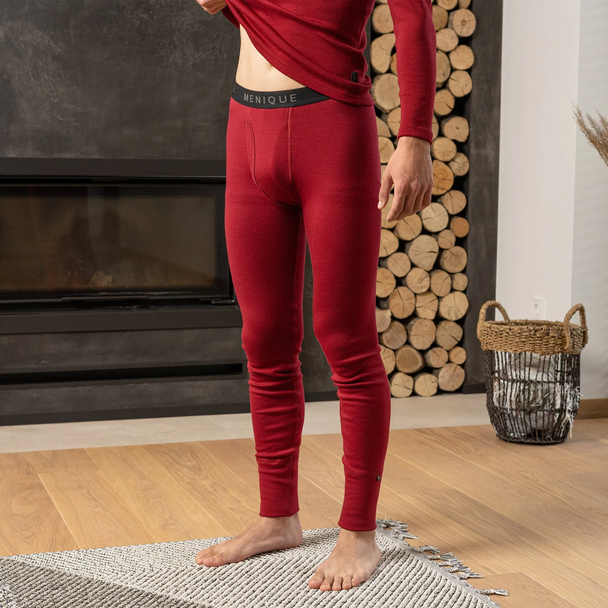 Men's 250 Merino Rub Pants Royal Cherry