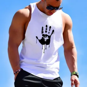 Men's Cotton Loose Sleeveless Fitness Vest