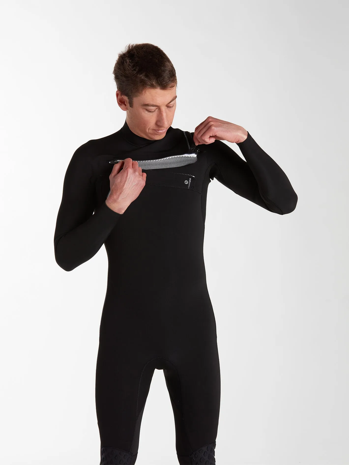 Mens Modulator 2/2mm Long Sleeve Fullsuit - Black