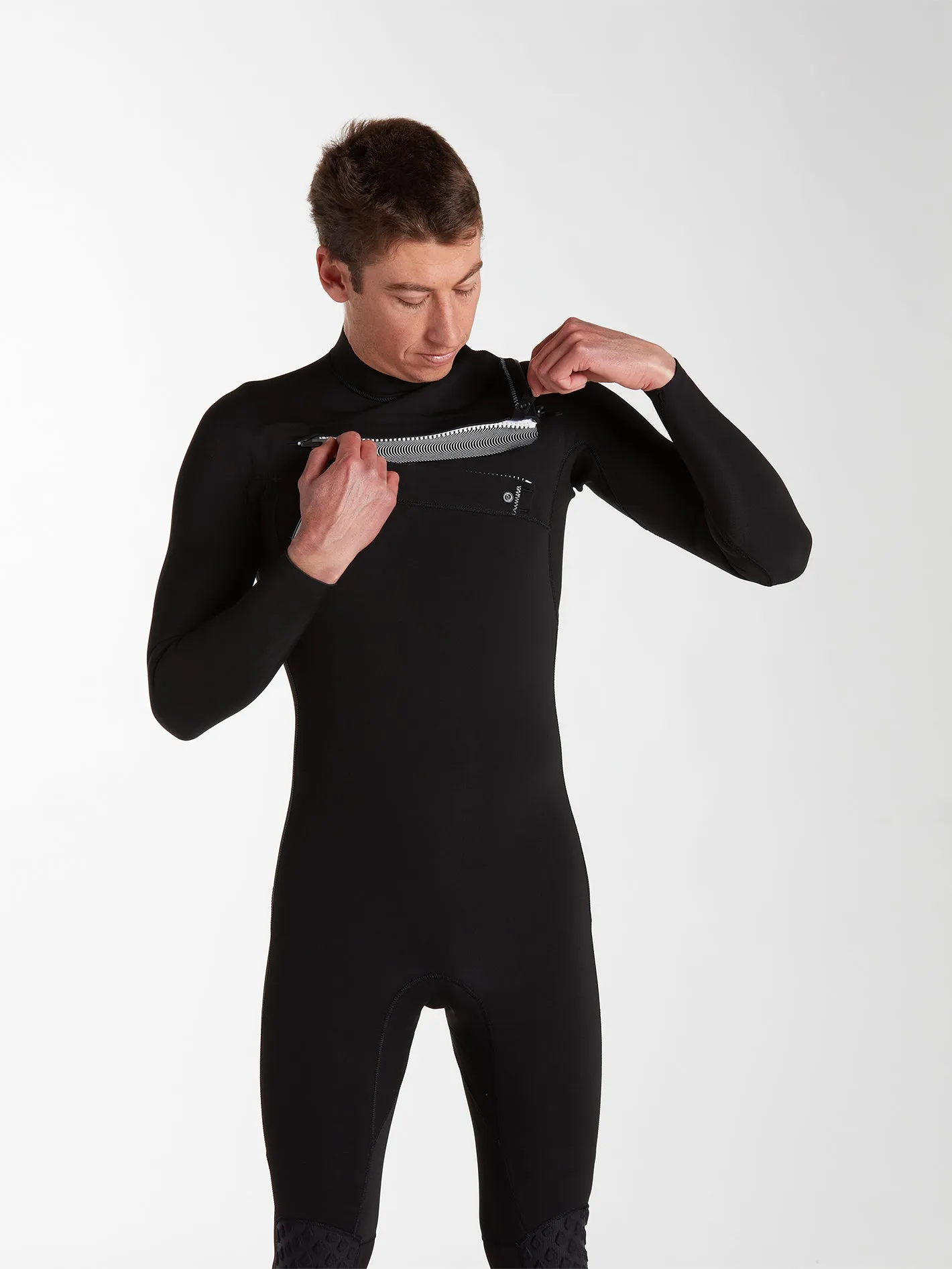 Mens Modulator 2/2mm Long Sleeve Fullsuit - Black