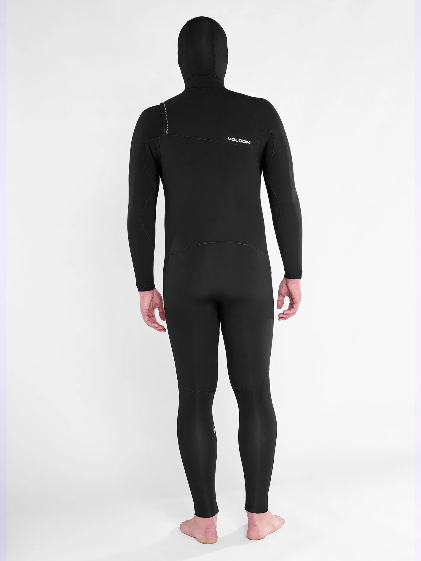 Mens Modulator 4/3mm Hooded Chestzip Fullsuit - Black