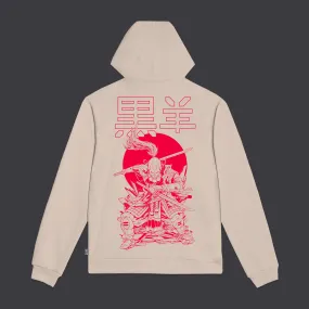 Miyamoto Musashi Outline Hoodie Beige