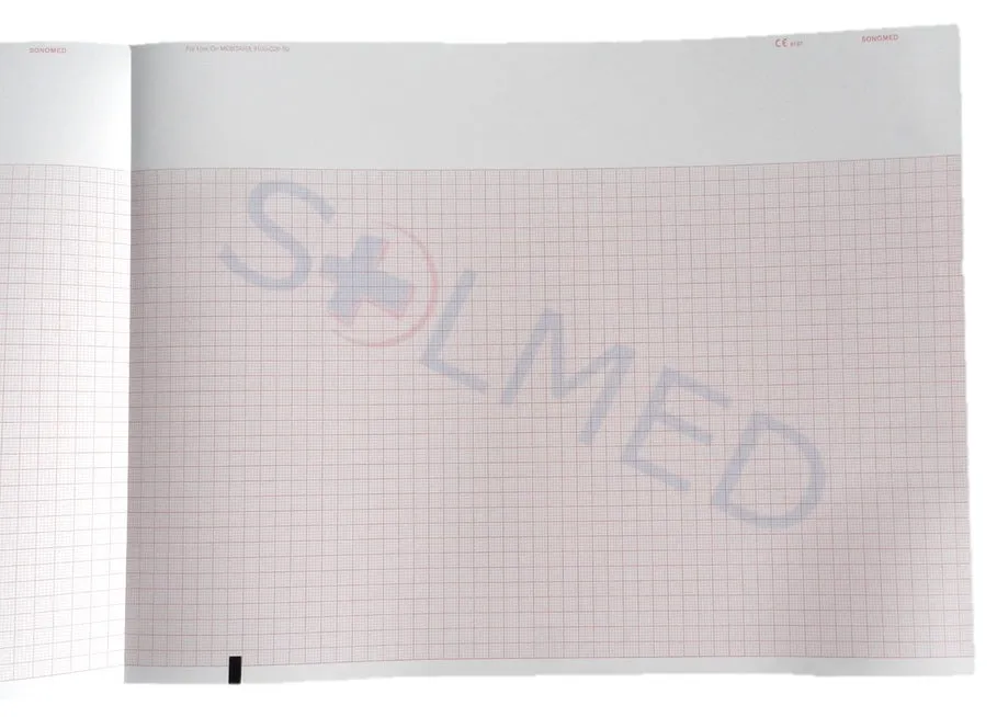 MORTARA 9100-026-50 ECG PAPER THERMAL PREMIUM GRADE MORTARA 215mm x 280mm PACK 250 Sheets