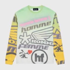 Moto Thermal Long Sleeve Green/Yellow