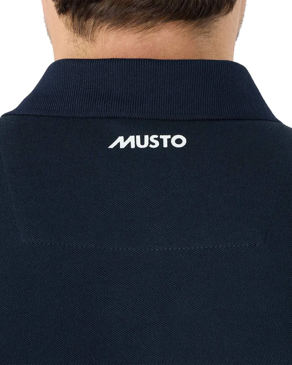 Musto Mens Red Yacht Short Sleeve Polo Shirt