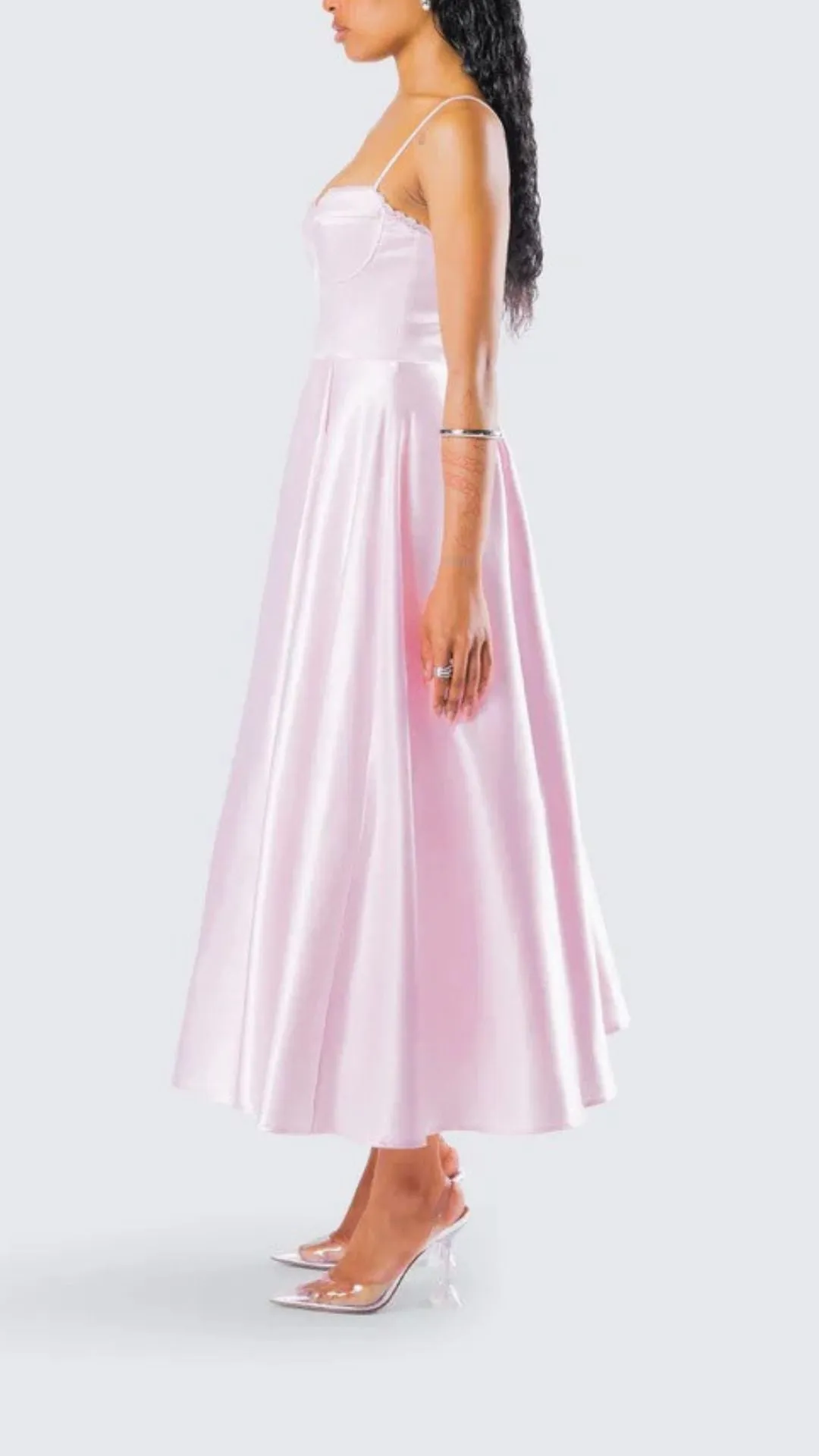 Mystery Girl Satin Dress