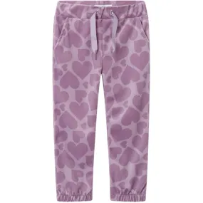 Name it Lavender Mist Sofie Velour Pants