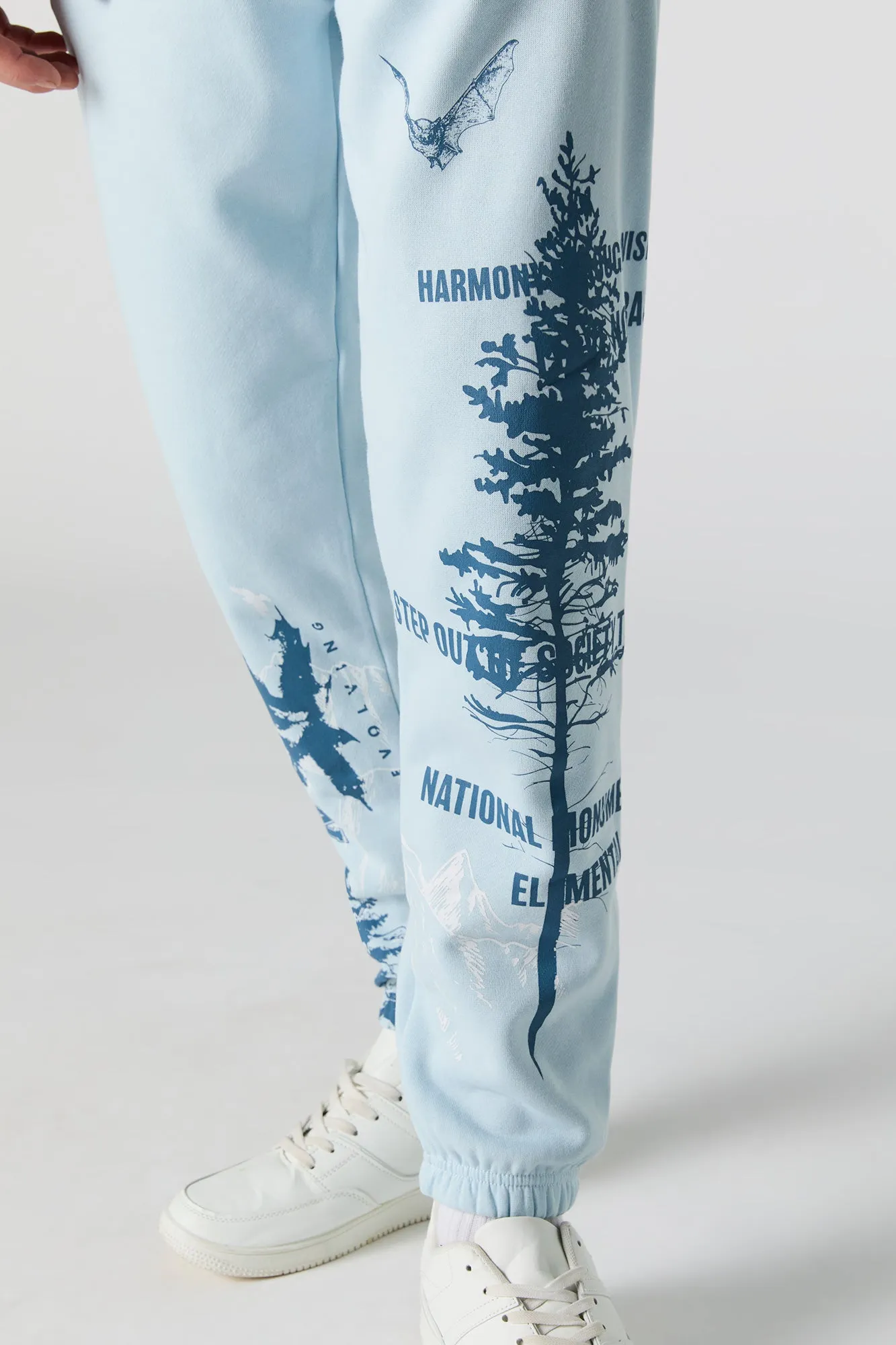 Nature Graphic Fleece Jogger