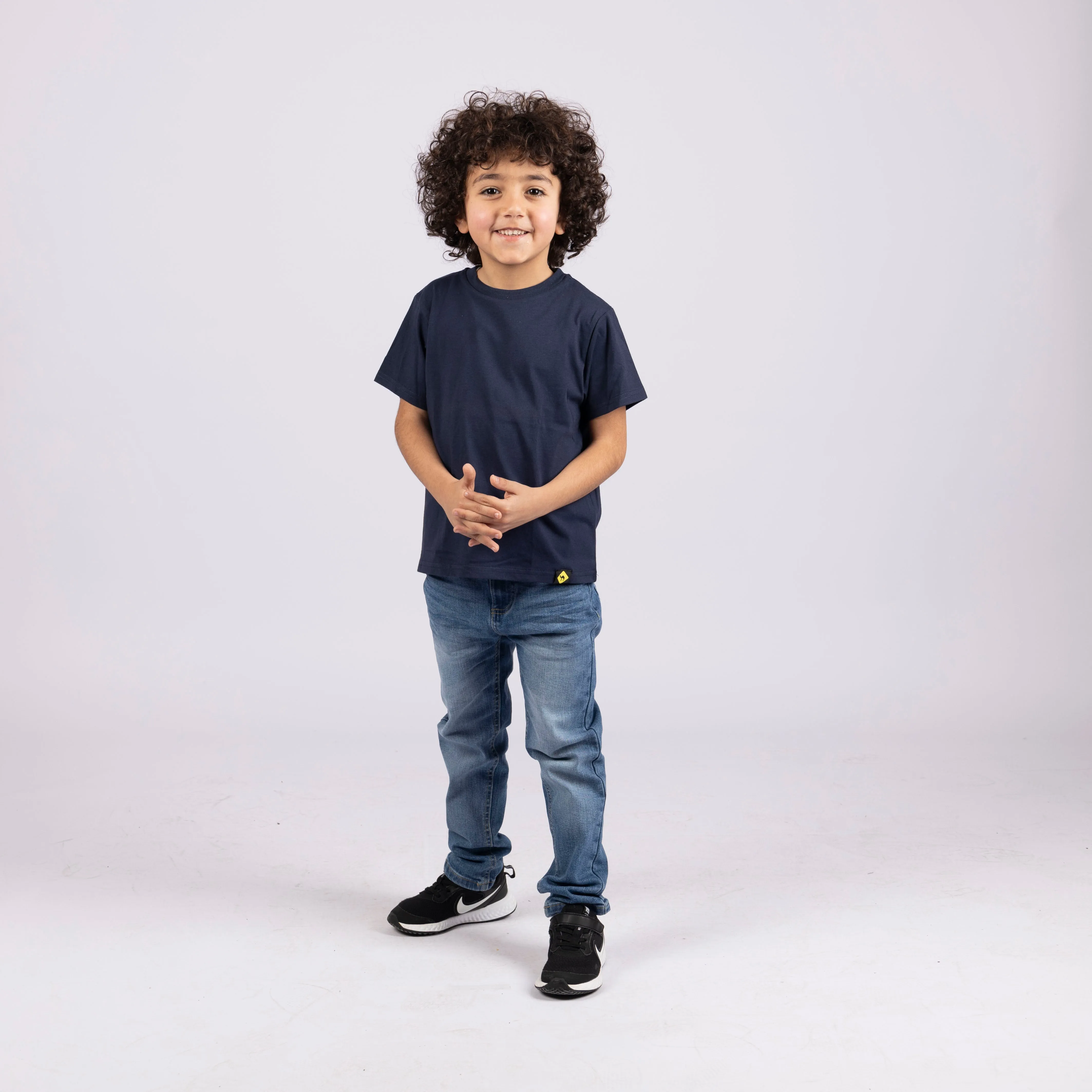 Navy Blue | Kid's Basic Cut T-shirt