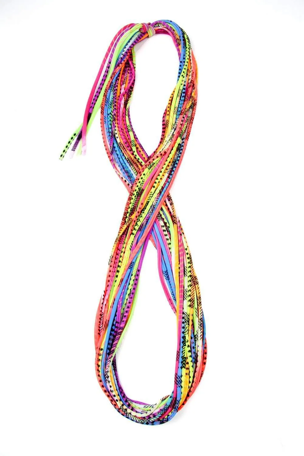 Necklush Infinity Scarf / Neon Rainbow / Unisex