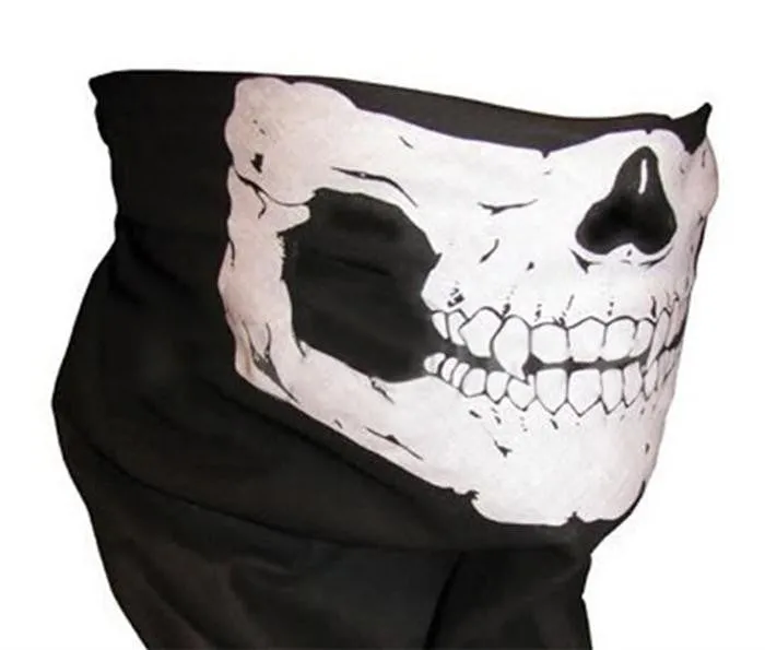 Novelty Sport Skull Scarves/Fashion Cool Skull Wicking Seamless Washouts Scarf/Outdoor Ride Bandanas