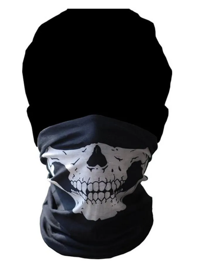 Novelty Sport Skull Scarves/Fashion Cool Skull Wicking Seamless Washouts Scarf/Outdoor Ride Bandanas