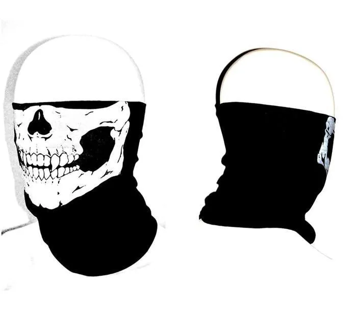 Novelty Sport Skull Scarves/Fashion Cool Skull Wicking Seamless Washouts Scarf/Outdoor Ride Bandanas