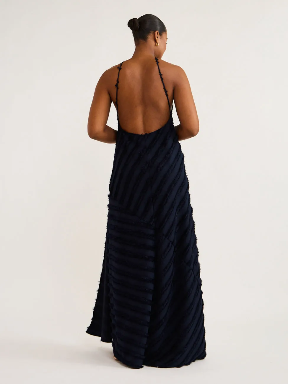 One Fell Swoop Capricorn Dress in Midnight Flounce