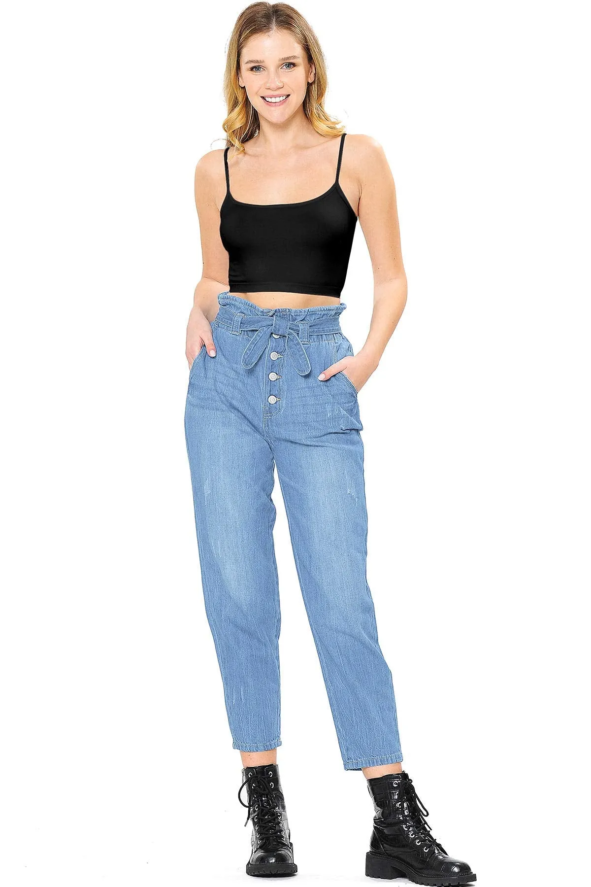 Paperbag Mom Jeans