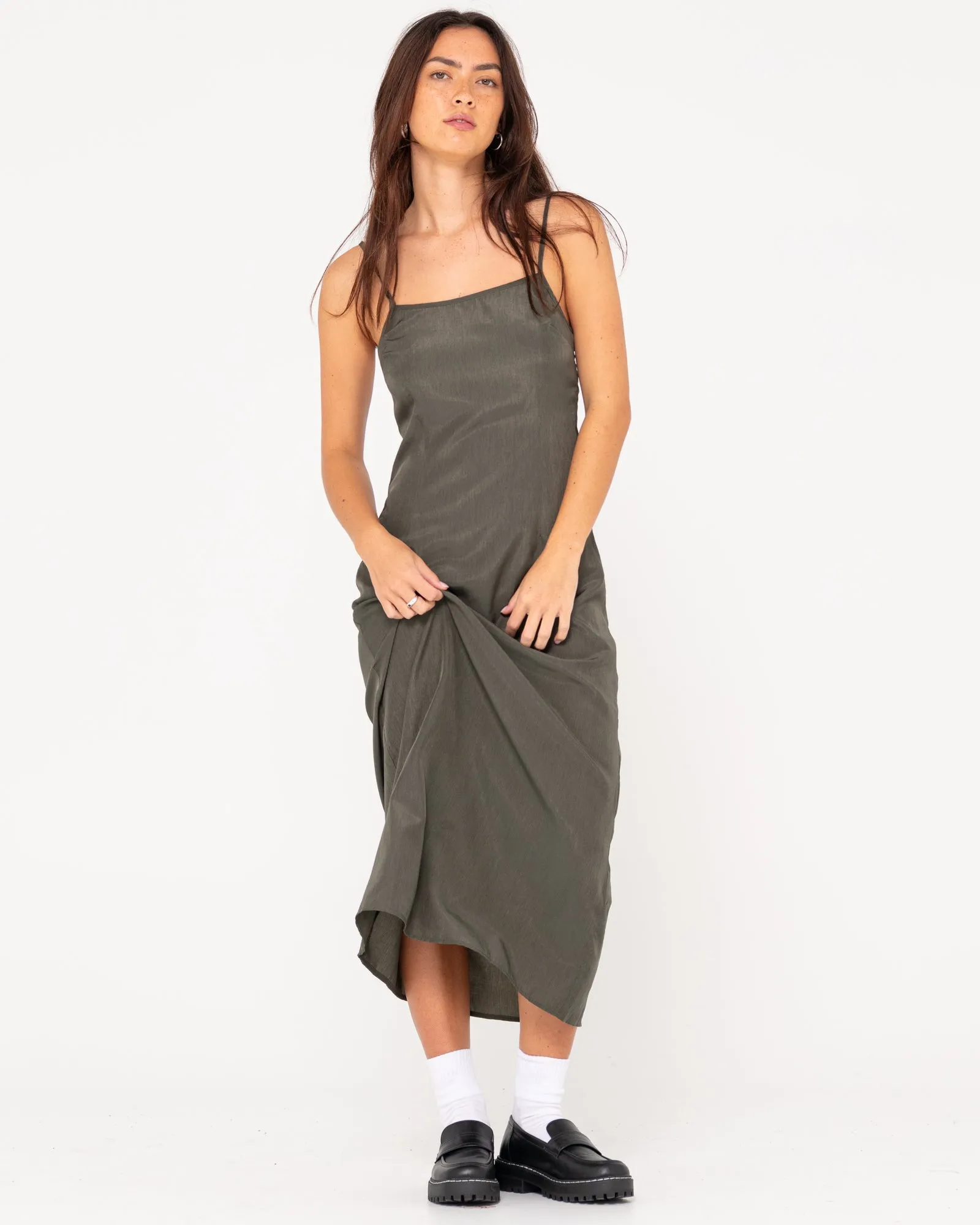 Porter Midi Slip Dress