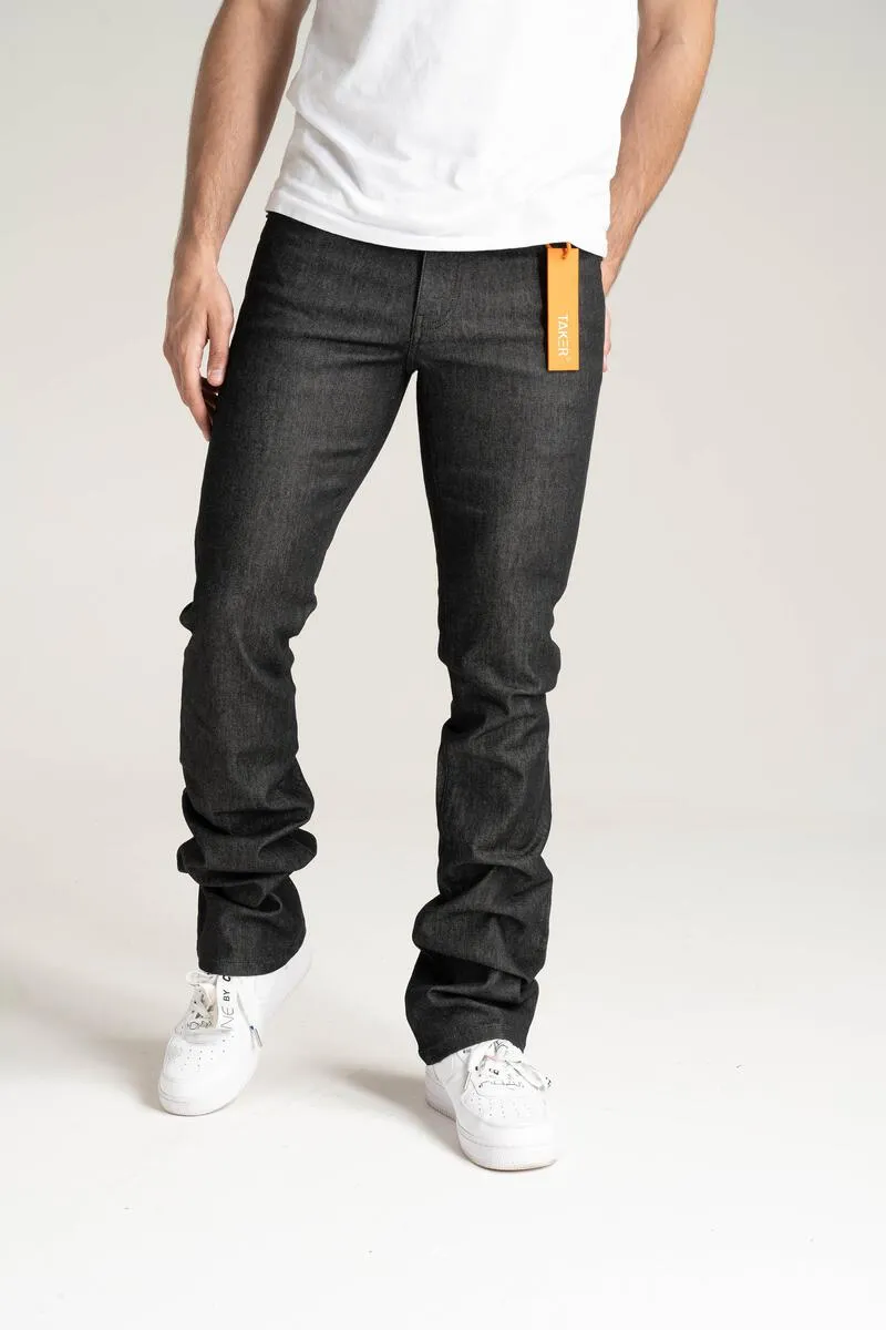 PREMIUM RAW STRETCH FABRIC STACK DENIM