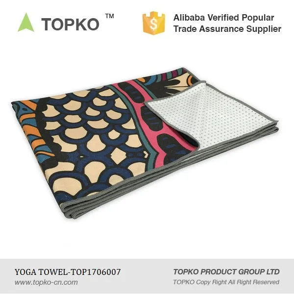 Printing Yoga Towel with Silicon Dot