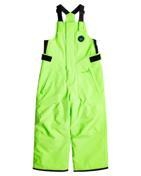 Quiksilver Boys' 2-7 Boogie Kids' Technical Snow Pants - Green Gecko