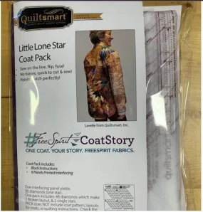 Quilt Coat Inspiration - Bitty Broken Lone Star