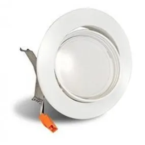 Radiant-Lite RDL4-ADJ-30K 4 inch LED Retrofit Downlight Adjustable Baffle Trim 10Watts 3000K