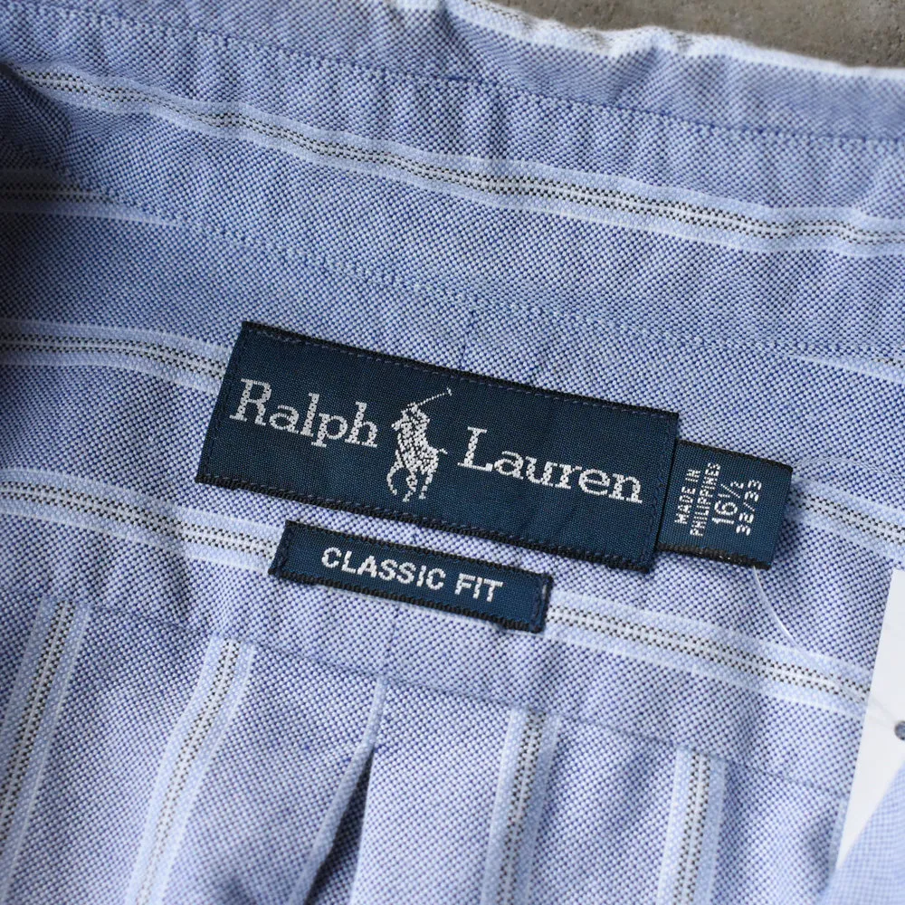 Ralph Lauren “CLASSIC FIT” ストライプ ボタンダウンシャツ 240831 S2169