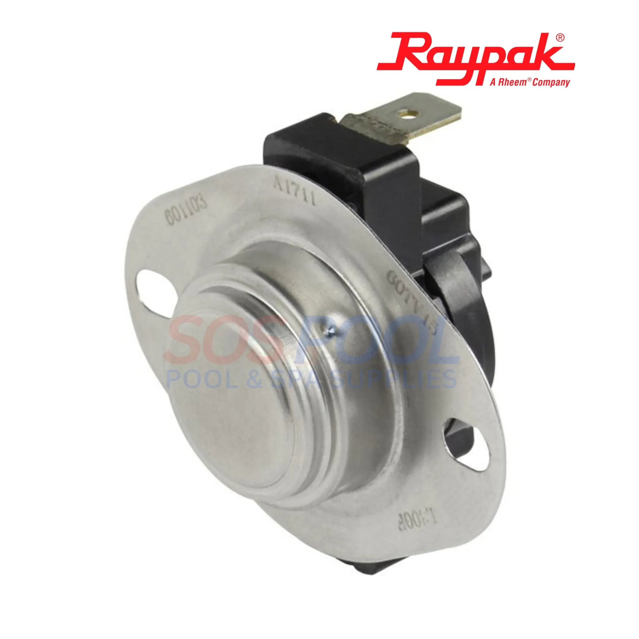 Raypak Roll Out Thermal Cut Off Switch Sensor for Heaters | 300F Degree | 006035F