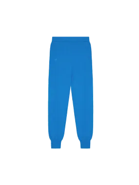 Recycled Cashmere Track Pants—cerulean blue