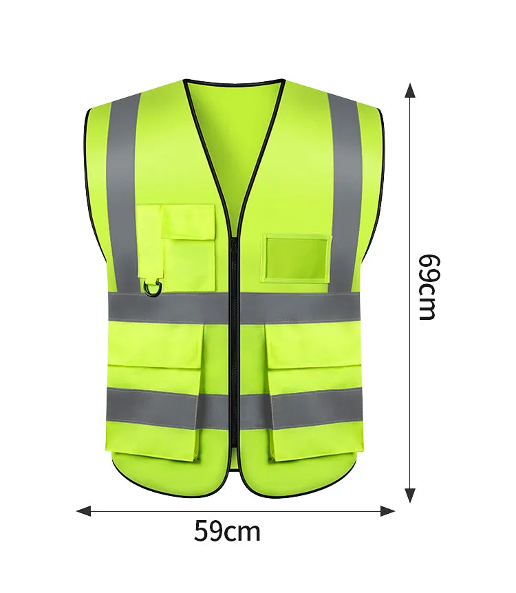 Reflective vest multi pockets for work(MJ-S11)