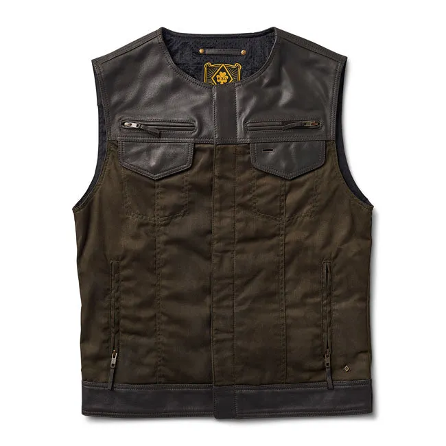 Roland Sands Design Temple 74 Vest Dark Brown / Ranger