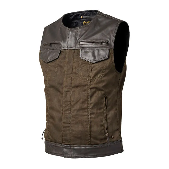 Roland Sands Design Temple 74 Vest Dark Brown / Ranger