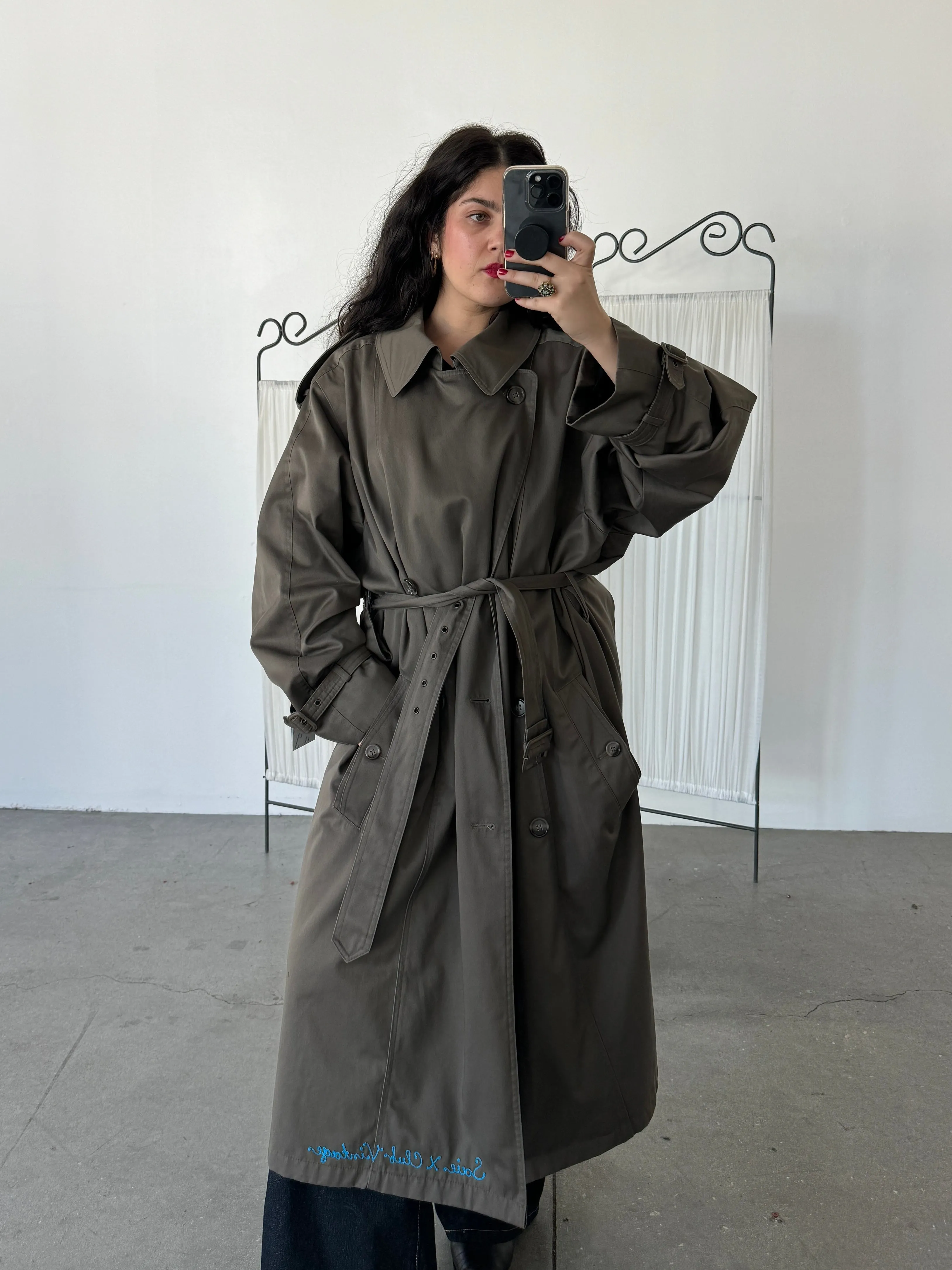 Saie Trench 8 Gray