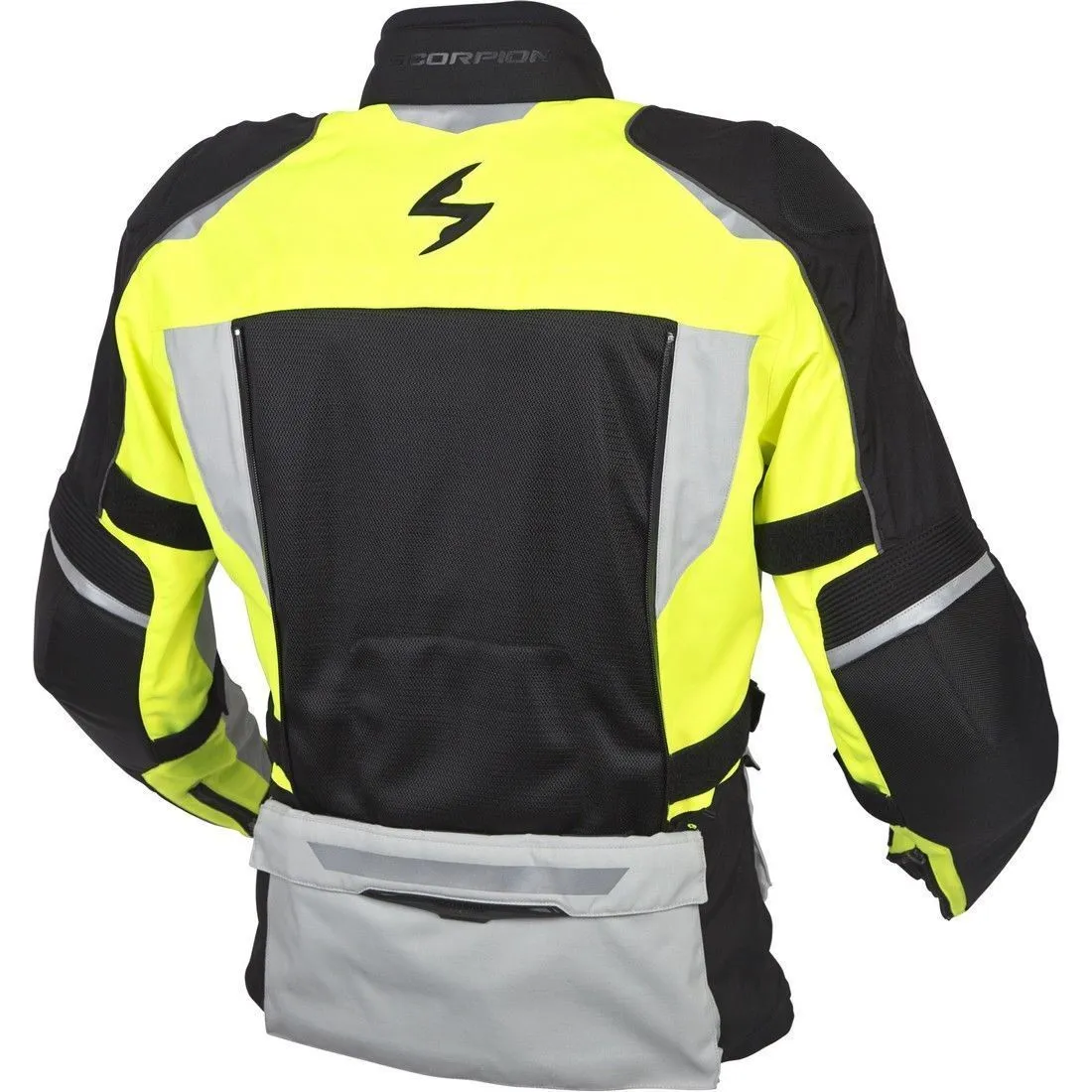 Scorpion Yosemite XDR Men's Hi-Viz Yellow Textile Jacket with Armor