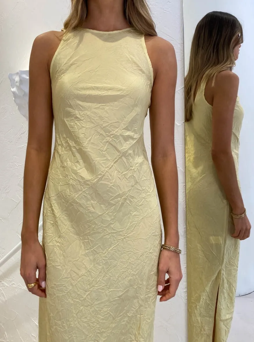 Sir Maev Slip Dress in Yellow