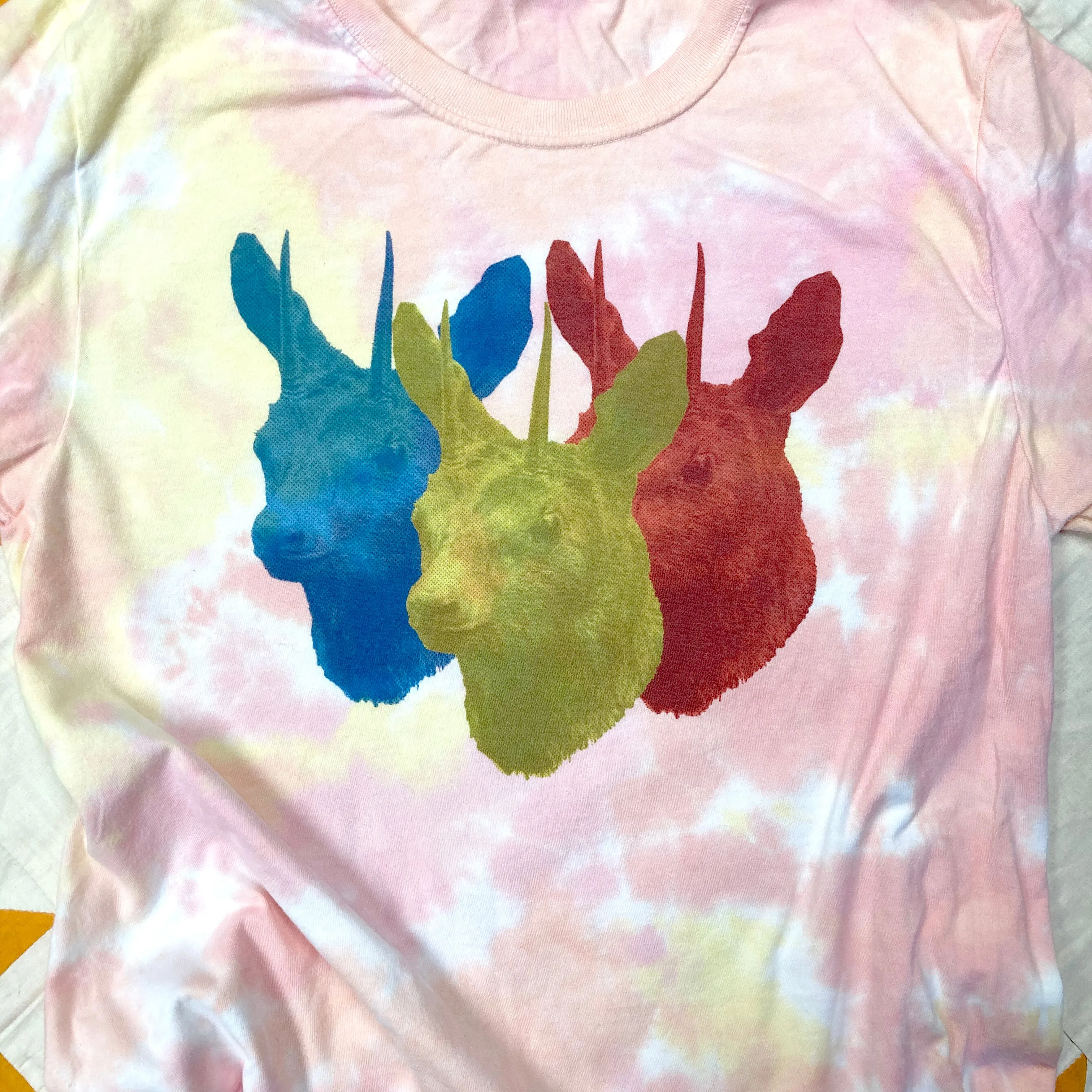 Small Antelope tie dye shirt