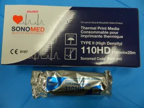 SONY MITSUBISHI VIDEO PRINTER ROLL THERMAL PREMIUM GRADE UPP-110HD X 1