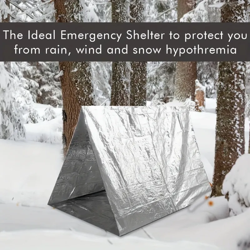 Stay Warm Outdoors with GOXAWEE Emergency Thermal Blanket