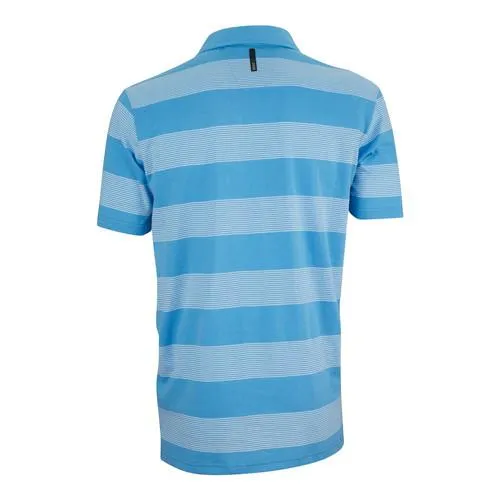 Stripeshow Polo-Periwinkle/White