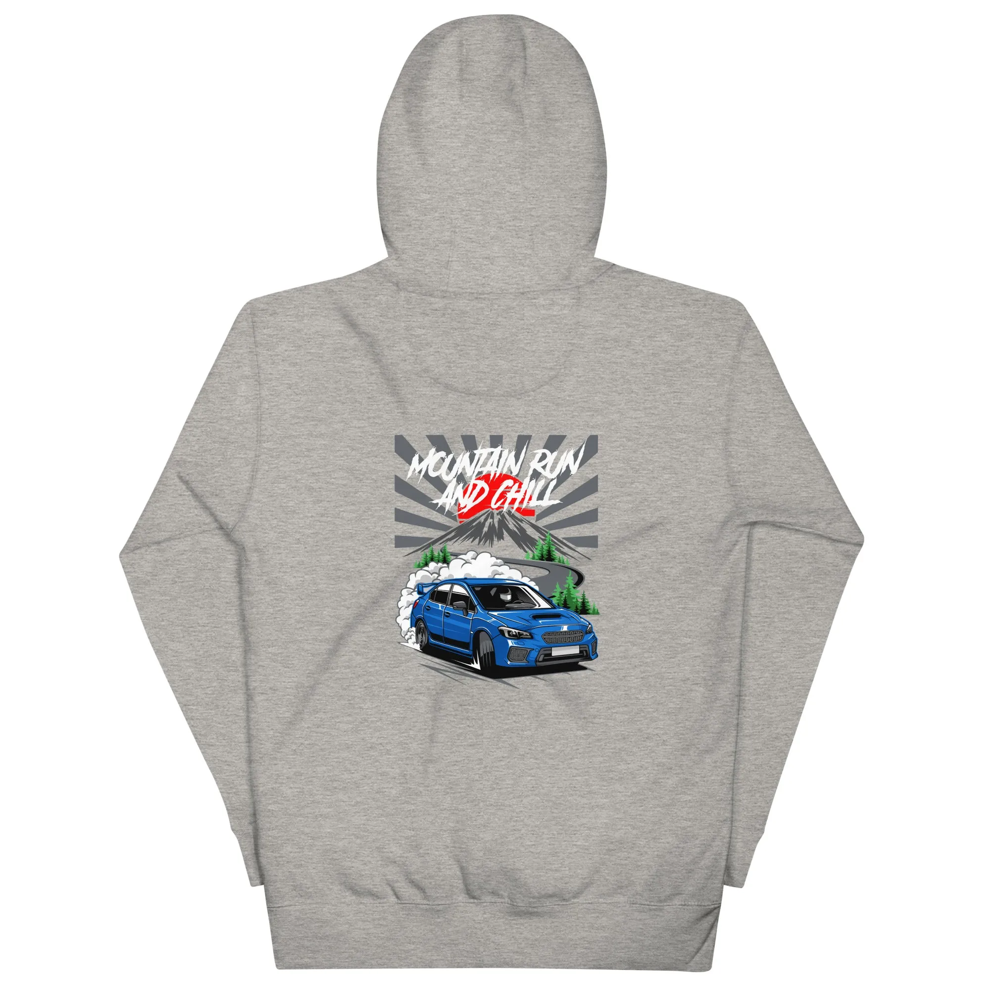 Subaru Mountain Run And Chill Premium Car Culture Hoodie